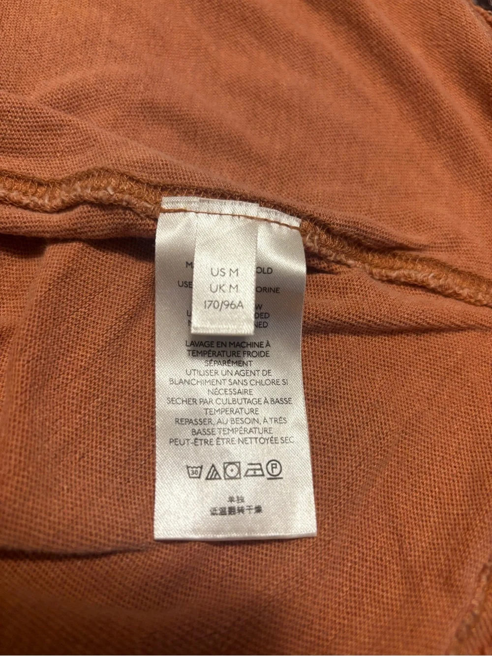 We The Free (Free People) | Terracotta Asymmetrical Cotton Handkerchief Hem Top